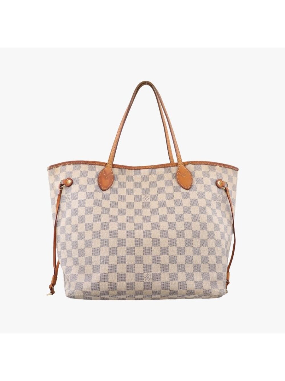 Louis Vuitton Neverfull MM Azur Damier Canvas Tote